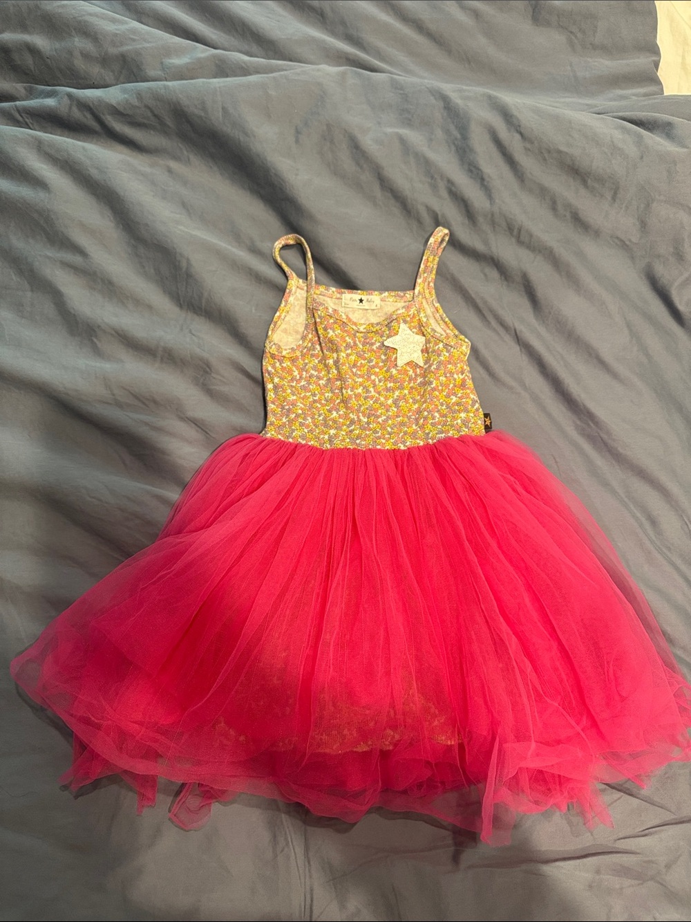 Petite Hailey dress Camila Floral Tutu Dress flower star girl 4